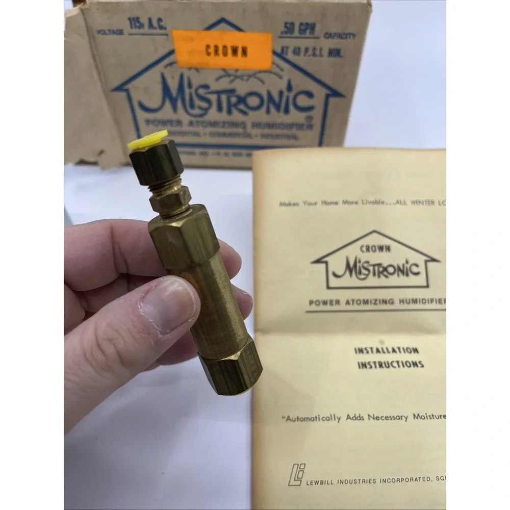 Lewbill Industries,  Mistronic Power Atomizing Humidifier Valve Parts 115 V